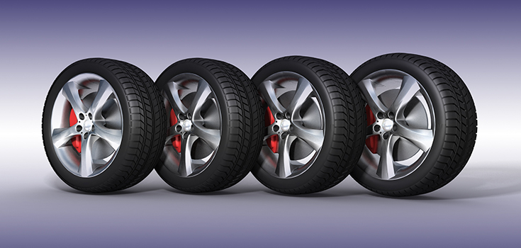 Image of 4 new car Tyres Tetbury